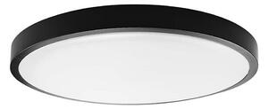 LED Плафон за баня LED/24W/230V 3000K IP44 Ø 29,5 см черен