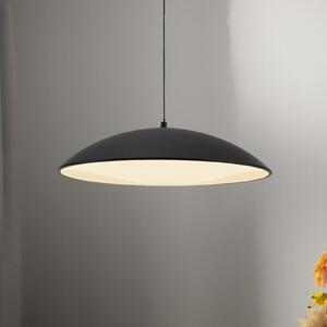 Schöner Wohnen LED висяща лампа LENTE, черна, Ø 40 см, метал, Switchdim, Затъмняване, Черен, Дневна/трапезария, Метал, Модерен