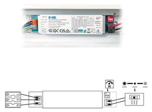 Ecolite TLSVEL4-LED40W - LED Флуоресцентна лампа VELO LED/24/32/40W/230V бял