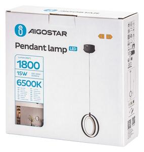 Aigostar - LED Пендел LED/15W/230V 6500K черен