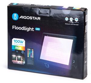 Aigostar - LED RGB Прожектор LED/100W/230V IP65 + д.у