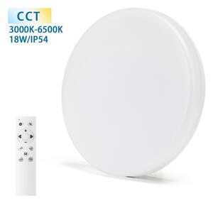 Aigostar - LED Плафон за баня LED/18W/230V 3000-6000K IP54 + д.у