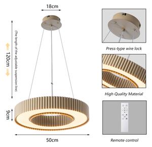 Brilagi - димируем LED полилей LUMIX LED/48W/230V 3000-6000K бежов Ø 50 см + дистанционно управление