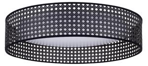 Duolla - LED Плафониера ROLLER RATTAN LED/24W/230V Ø 45 см черен