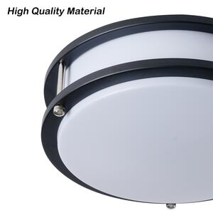 Brilagi - Плафон ELARO 2xE27/40W/230V Ø 26 cm черен