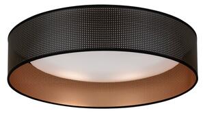 Duolla - LED Плафониера ROLLER LED/24W/230V Ø 45 см черен/меден