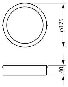 Philips - LED Плафониера LEDINAIRE LED/10,5W/230V 3000K IP40