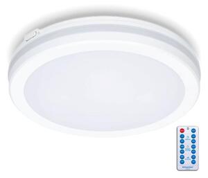 LED Плафон за баня със сензор LED/18W/230V Ø 30 см бял + д.у