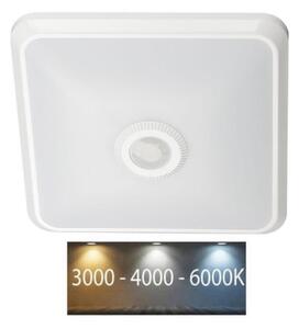 LED Плафон със сензор LED/12W/230V 3000/4000/6000K бял