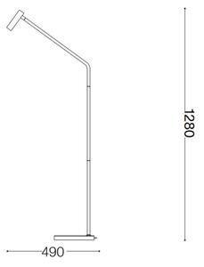 Ideal Lux - LED Лампион EASY LED/3,5W/230V CRI 90 бял