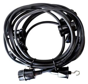 Екстериорна декоративна верига GIRLANDA 12м 10xE27/15W/230V IP44