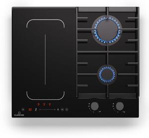 Klarstein MultiChef 4, индукционен и газов котлон, 4 зони за готвене, 2 газови горелки, 2 индукционни котлона, FlexZone