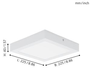 Eglo 78202 - LED Плафониера FUEVA LED/16,5W/230V