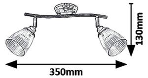 Rabalux 5015 - Спот MARTHA 2xE14/40W/230V