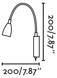 FARO 41020 - Стенна лампа LOKE LED/3W/230V