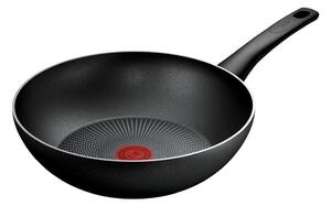 Уок тиган Tefal C2921953 Force, алуминий, незалепващо покритие, диаметър 28 cm, черен