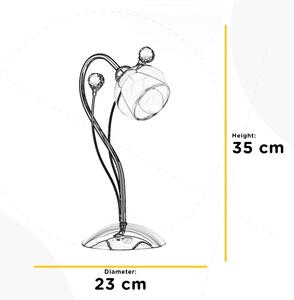 ONLI - Настолна лампа DIAMANTE 1xE14/6W/230V 35 см