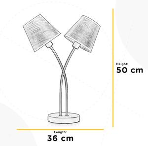 ONLI - Настолна лампа ASIA 2xE14/6W/230V 50 см