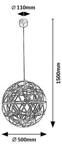 Rabalux 72220 - LED Пендел EUDORA LED/16W/230V 3000K хром