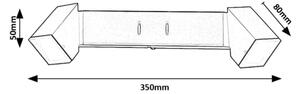 Rabalux 71271 - LED аплик KESSY 2xLED/4W/230V 3000K