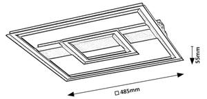 Rabalux 71071 - LED Плафониера SIDONA LED/48W/230V 3000K черен