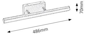 Rabalux 5720 - LED За баня Осветление за огледало SILAS 1xLED/12W/230V