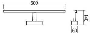 Redo 01-1674 - LED Лампа за огледало за баня NEPTUNE LED/12W/230V IP44