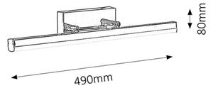 Rabalux 5719 - За баня лампа SILAS LED/12W/230V IP44