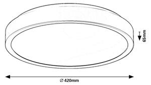 Rabalux 71259 - LED Плафон за баня SAMIRA LED/48W/230V IP44 бял