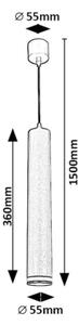 Rabalux 73036 - Пендел SENOBIA 1xGU10/5W/230V