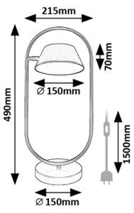 Rabalux 74190 - LED Настолна лампа ODISS LED/6W/230V