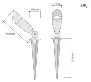 LED Екстериорно осветление OKO 1xLED/1W/350mA IP54