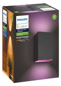 Philips 17464/30/P7 - LED RGB Екстериорна лампа Hue RESONATE 2xLED/8W/230V IP44