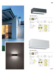 Redo 90373 - LED Екстериорен аплик LAMPRIS LED/13W/230V IP65 бял