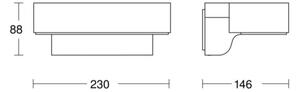 STEINEL 065690-LED Екстериорен аплик със сензор L800 LED/7,5W/230V IP44