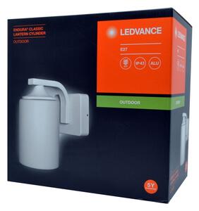 Ledvance - Екстериорен аплик CYLINDER 1xE27/60W/230V IP43 бял