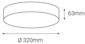 LED2 - LED Екстериорна лампа със сензор DRUM LED/21W/230V IP65 3000K/4000K/6500K