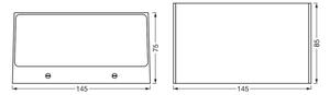 Ledvance - LED RGBW Димируемо външно осветително тяло BRICK LED/14W/230V Wi-Fi IP44