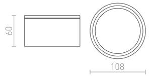 RED - Design Rendl - R10428 - Екстериорна лампа MERIDO 1xGX53/11W/230V IP44 бяла