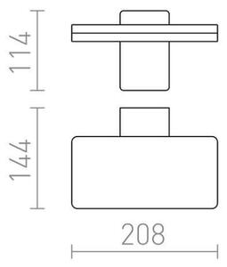 RED - Design Rendl-R11947- LED Екстериорен аплик RINA LED/12W/230V IP65