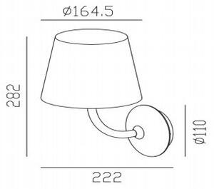 Gardino LX1791 - LED Екстериорен аплик VIOLA LED/7W/230V IP65