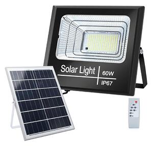 Aigostar - LED Димируем соларен прожектор LED/60W/3,2V IP67 + д.у