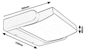 Brilagi - LED Екстериорен аплик ANKLE LED/18W/230V 3000K IP65