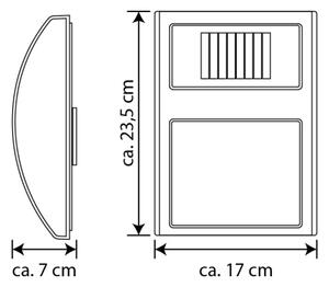 Spot-Light 6710502 - LED Соларен номер за къща LED/3x0,1W/2,4V IP44