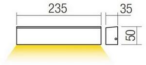 Redo 90394 - LED Екстериорен аплик OMNIA LED/12W/230V 3000K IP54 сив