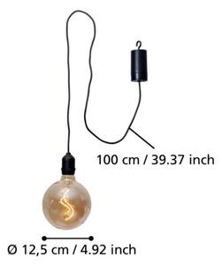 Eglo 900211 - LED Екстериорен пендел VIGNANELLO LED/0,06W/6V IP44 бежов