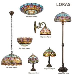 Brilagi - Tiffany витражна настолна лампа LORAS 1xE14/40W/230V