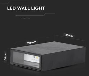 LED Екстериорен аплик LED/4W/230V 3000K IP65 черен