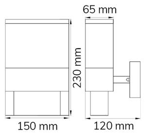 Wofi 12227 - LED Домашен номер DIEGO LED/10,5W/230V 3000K IP54