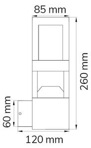 Wofi 12244 - LED Екстериорен аплик SIERRA LED/10W/230V IP54